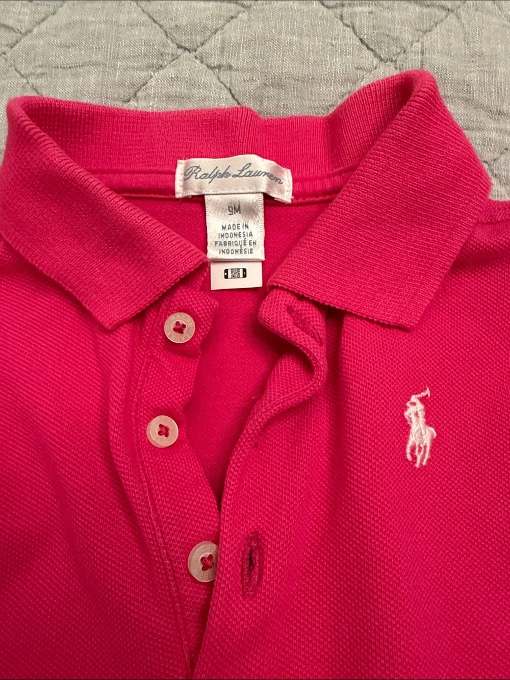 Ralph Lauren Toddler Polo Dress and Bloomers in Fuchsia